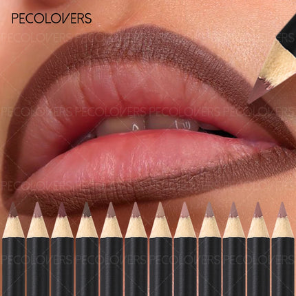 1PC Shade All-in-One Matte Nude Lip Liner -Matte Nude Lip Liner High-Pigmentation Long-Lasting Waterproof Gel/Pencil Formula