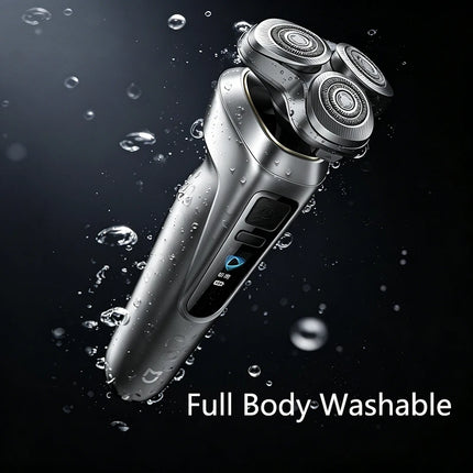 Mijia Electric Shaver Pro 360° Floating Head Dual Ring Lock Smart Color Display IPX8 Wet & Dry USB-C Long Battery Razor