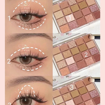 20 Colors Eyeshadow Palette Matte Makeup Products Women Cosmetics Korean New Beauty Health Long Lasting Eye Shadow Pallet