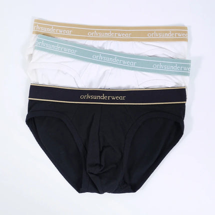 1/3Pcs Cotton Man Underwear Briefs Breathable Men Briefs Underpants U-Shaped Large Crotch Pouch Men's Bikini Panties Briefs