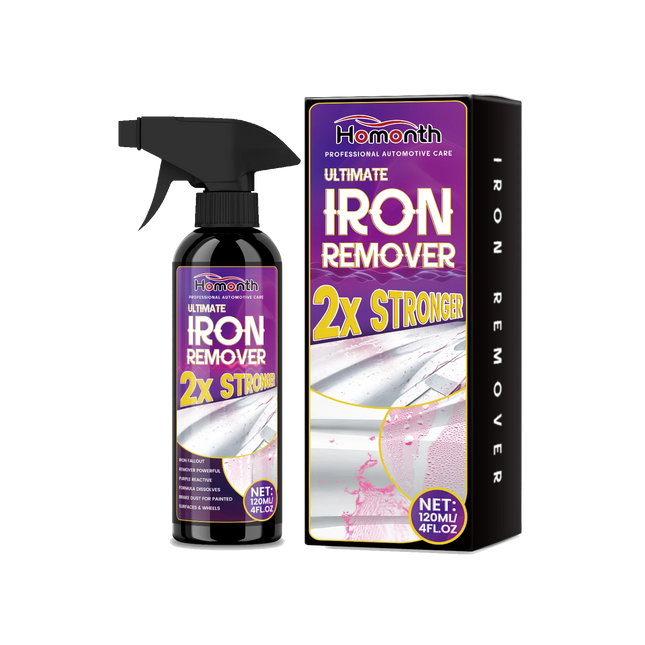 Large Capacity Powerful Car Rust Remover Spray - Exhaust/Wheel Care, Metal Powder Remover.