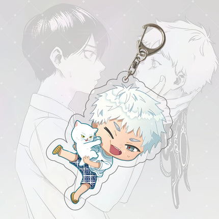 Anime Keychain Hikaru ga Shinda Natsu Hikaru Acrylic Keyring Strap Figure Hanging Accessories Backpack Decoration 6cm, Fan Gift