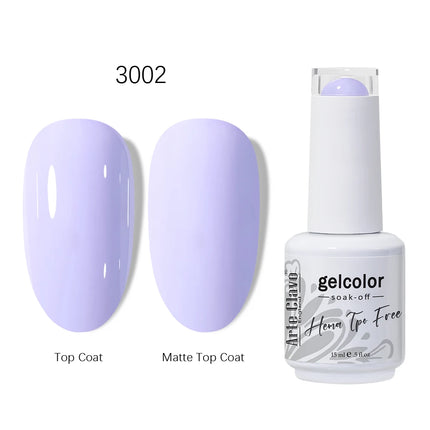 Arte Clavo HEMA TPO FREE Gel Nail Polish 15ML Long Lasting For Manicure Semi Permanent Nail Art UV LED Gel Varnish Nail Supplies