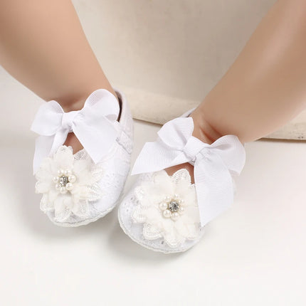 VALEN SINA Spring And Autumn 0-18 Months Baby Walking Shoes Flowers Soft Soles Breathable Baby Shoes Princess Shoes