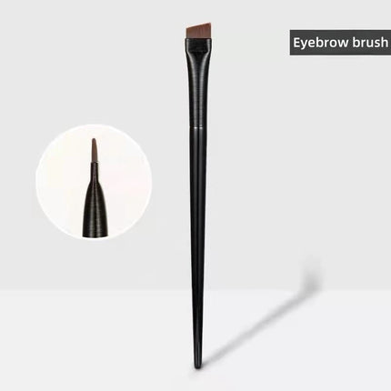 New 2 pieces/set eyebrow contour brush eyebrow eyeliner brush portable small angle eyebrow brush female makeup tool