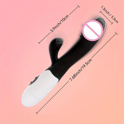 1pc G Spot Rabbit Vibrator 30 Vibration Modes, Waterproof, Perfect for Beginners & Couples - Batteries Not Included