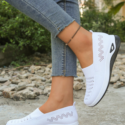 Fashionable casual single shoes, breathable and comfortable women's shoes, sports vulcanized shoes, anti-slip flat shoes