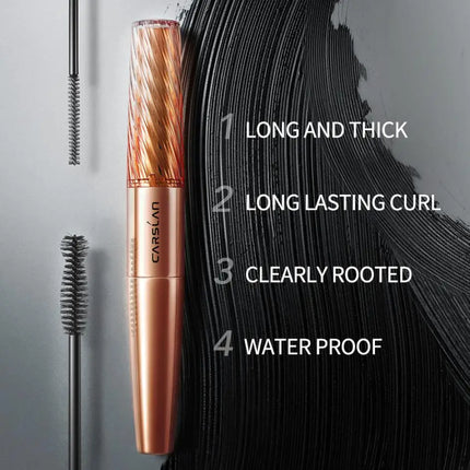 CARSLAN Dual Head 3D Mascara Curling Volume Up&Down Lashes Thick Lengthening Eyelashes Waterproof Long-wearing Mascara Makeup