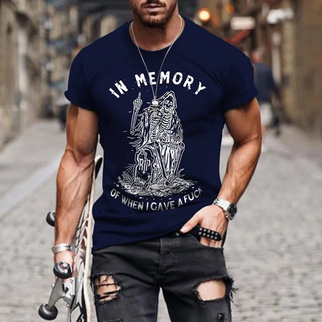 Men's Unisex T shirt Tee Graphic Letter Templar Cross Crew Neck Black Army Green Navy Blue 3D Print Outdoor Street Short Sleeve