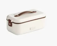 Food Warmer Heated Rice Cookers Portable Car Electric Steamed Cooking Lunch Box Mini Heating 2 Layer Minimalist Multifunction