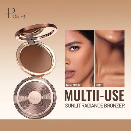 Waterproof Contour Cream，Moisturizing & Easy-to-Blend Contour Cream， Defined Facial Features With Buildable Coverage