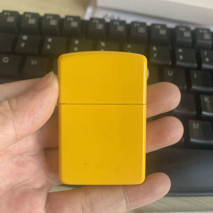 Zorro brass kerosene windproof lighter with personalized creativity, ultra-thin square angle smooth kerosene machine