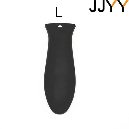 JJYY Pot Holder Handle Anti Slip High Temperature Resistance Potholder Silicone Skillets Grip Cover Anti-scald Kitchen Gadgets