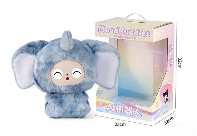 Topark AI Intelligent Companion Cute Sitting Stuffed Doll Interactive Talking Early Education Toy For Toddlers Birthday Gift