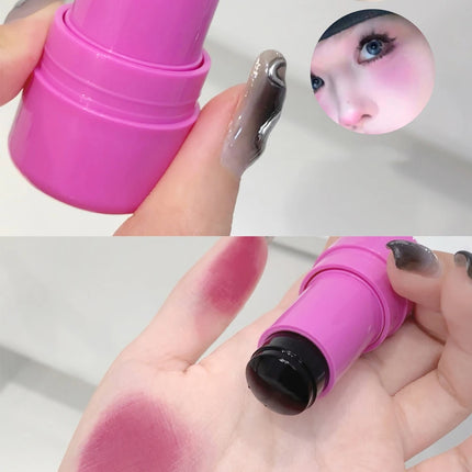 Lip and cheek blush stick color change brightening natural saturation student girl