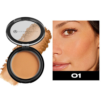 Waterproof Contouring Powder Palette Matte Finishing Bronzer Hairline Modify Nose Shadow Buildable Coverage for All Skin Tones