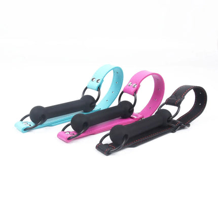 Soft Harness Mouth Silicone Dog Bone Ball Gag Open Mouth Gag Bdsm Bondage Slave Gag Sex Products Sm Sex Toys for Women