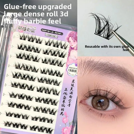 No Glue Needed False Eyelashes Lower Lashes Wispy Cat Eye Lashes Voluminous Fluffy Natural Look Daily Wear Easy to Apply