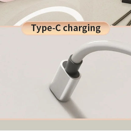 LED Makeup Mirror, Portable Flip Lighted Vanity Mirror with Touch Dimming, 3X Magnifier and Rechargeable Design for Desk
