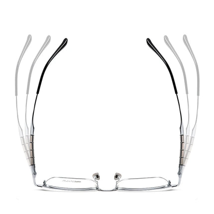ZIROSAT 9009T Optical Glasses Pure Titanium Full-rim Frame Prescription Eyeglasses Rx Men Glasses for Male Eyewear