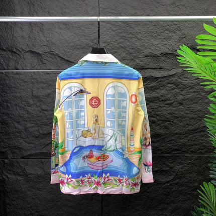 Trendy Long Sleeve Men's Shirt 3D Printing Design Beachwear Motorcycle Style Spring And Autumn Collection from Mainland China