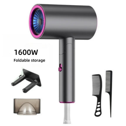 New Fashionable High Power Folding Travel Home Dormitory Silent Fast Dry Hair Styling Hairdryer US/UK/EU
