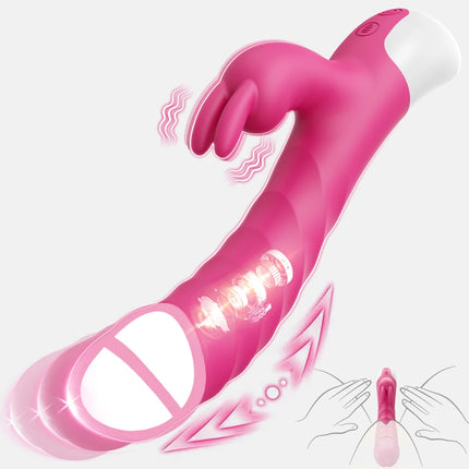 Sex Toy Rabbit Vibrator for Women Nipple Clitoris Stimulator Penetration Vagina Vibrator Dildo Vibrator Adults Sex Toys Products