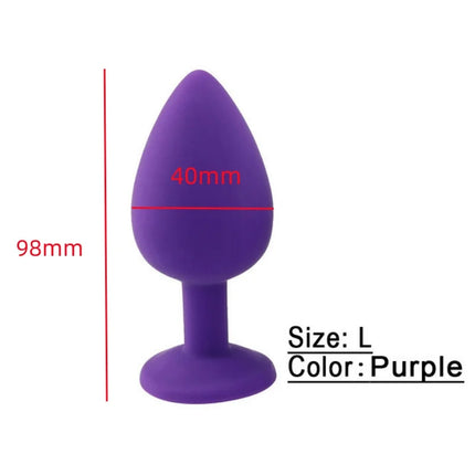 Butt Plug Silicone Anal Plug Prostate Massager Stimulator Adult Supplies Dilator Anus Beads Sex Toys For Women Man Gay Ass Tail