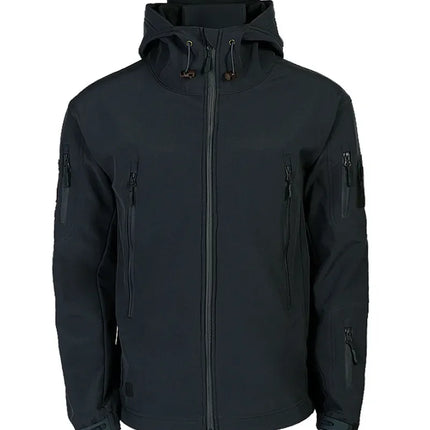 Military Shark Skin Soft Shell Jackets Men Tactical Windproof Waterproof Jacket Men Army Combat Jackets Mens Hooded Bomber Coats