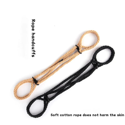 【AD】Sex Toys Tools Adjustable Erotic Slave Bdsm Bondage Restraint Rope Handcuffs Wrist Flirting Fetish Adults Games Sex Toy