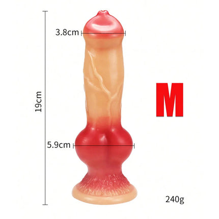 Huge Animal Dildo Anal Plug Sex Toy for Men Women Adult Supplies Large Butt Plug Dog Dildos with Suction Cup Vaginal Masturbator