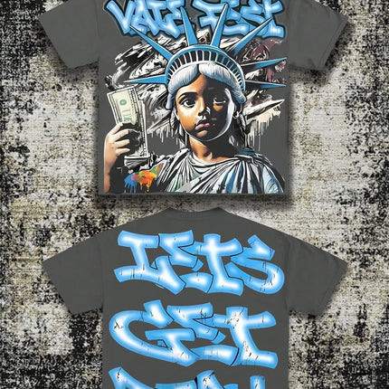 2026 Summer New Men's T-shirt with 3D Pattern Printing - Street Casual Fashion Comfortable Soft Breathable Lightweight