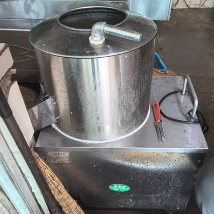 Industrial Vegetable Fruit Ginger Cassava Washer Peeler Potato Cleaning Peeling Machine Ginger Potato Carrot Skin Peeler