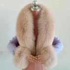 Khaki / Scarf 100 cuff 13cm