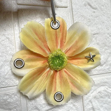 Exquisite Phalaenopsis Orchid Lily Keychain Creative Simulation Flower Bag Pendant Fashion Backpack Decoration Accessories Gifts