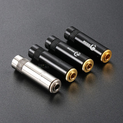 Gold-Plated Stereo Welding Jack 3.5mm 3 Pole Female Plug 1/8″ Headphone Notebook Microphone Audio Interface Extension Cable Plug