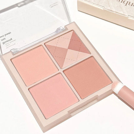 New DIKALU Honey Story Four Color Blush Powder Delicate Natural Lift Color Low Saturation Pseudo-vegetarian Blush INS