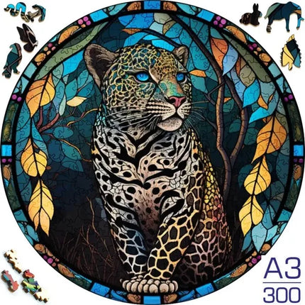 Sunflower Butterfly Jigsaw Wood Puzzle, Difficult To Play Irregular Animal Fragment Puzzle, for Adults Relieve Stress  Gift