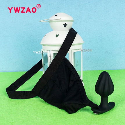 YWZAO Lingerie Adult Anal Fisting Prostate Products Toys Thongs Men's Panties Anus Plug Briefs Underwear Ass Sexy Gay Butt N31