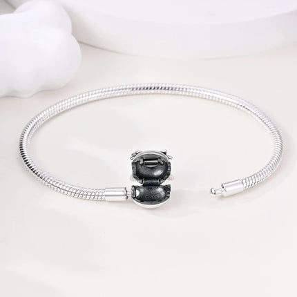 925 Sterling Silver Bracelets 17-20CM Original Leaf Clover Butterfly Heart Bracelet Fit DIY Charms Beads Fashion Women Jewelry