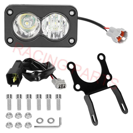 For SurRon Light Bee X Segway X260 Talaria Sting MX4 MX3 Plug N Play 20W Headlight Switch White Spot Flood Led Pod Combo Kit