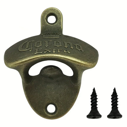 1/3PCS Corona Extra Wall Mounted Bottle Opener with Screws Easy Install Ideal for Home Bar and Kitchen Gadgets DIY Bottle Opener