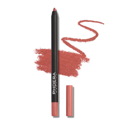 Matte Lipliner Pencil Sexy Nude Pink Red Contour Tint Lipstick Waterproof Lasting Non-stick Cup Moisturising Lip Makeup Cosmetic