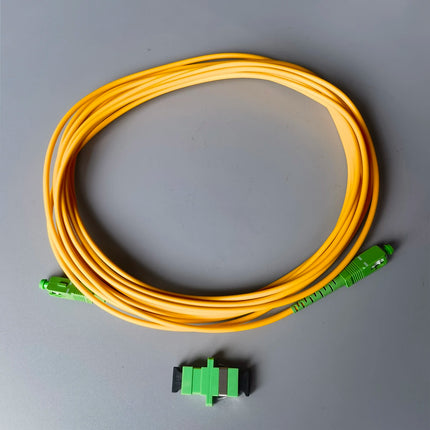 Fiber Optic Patch Cable 1.5M/2M/3M/5M/10M/15M/20M/30M/40M SC/APC-SC/APC Single Mode Extension Wire FTTH Cable Free Adapter