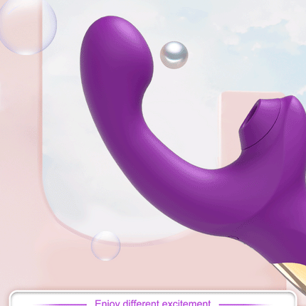 Powerful 20 Speeds Dildo Vibrator Female Clit Sucker Vacuum Clitoris Stimulator Adults Goods Finger Wiggling Sex Toy for Women