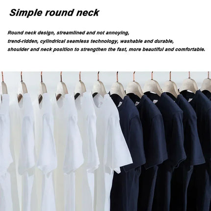 Men's High Quality T-shirt 100% Cotton Funny Shadow Puppet Design Print Summer Casual Loose O-neck for Male T-shirt Tops Tees