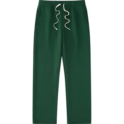High-end sweatpants made of 350g American retro blended fabric, custom logo, casual and loose fit, breathable, large size sweatp