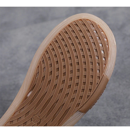 Genuine Leather Women Soft Sole Walking Shoes Girl Student Jogging Sneaker White Black Flats Female Casual Skate Trainers Summer