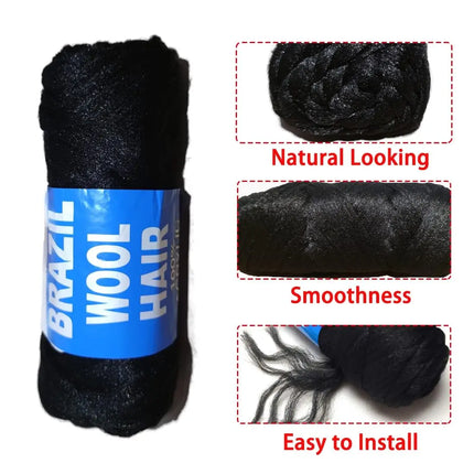 4/5/6pcs Super Soft Black Jumbo Crochet synthetic Hair Braids, Hand & Machine Made,with Pink Crochet Hook Included