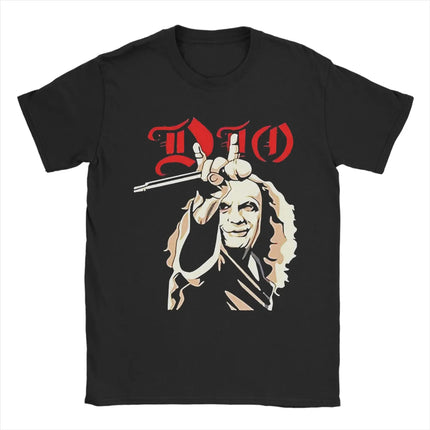 Men's Women's Dio The Last in Line T-Shirt Pure Cotton Graphic Print Tee Shirts Clothing Outfits